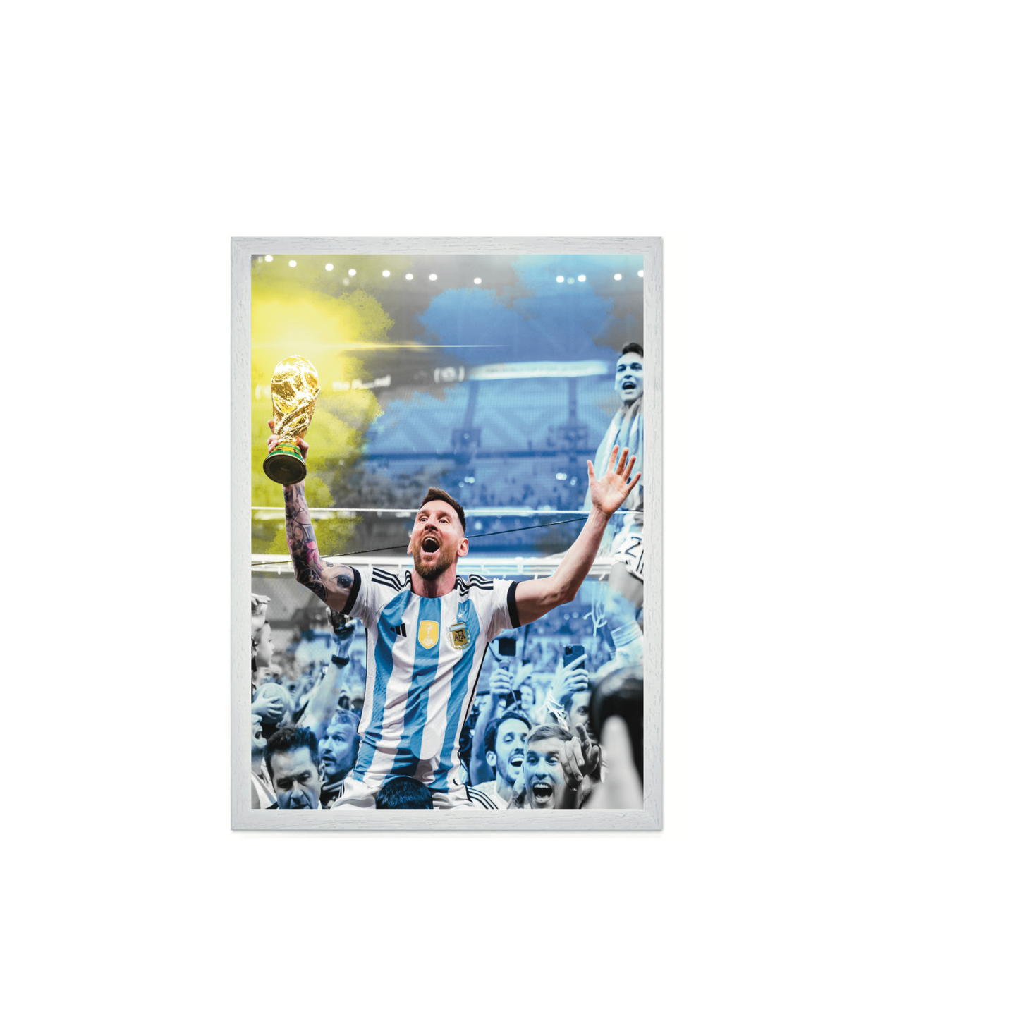 Messi Argentina Coppa Del Mondo Stampa Grafica Alta Qualità