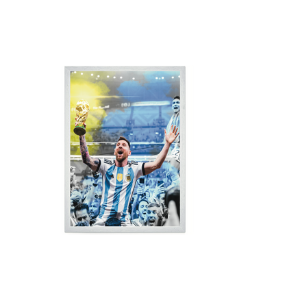 Messi Argentina Coppa Del Mondo Stampa Grafica Alta Qualità