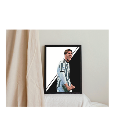 Vlahovic Juventus Stampa Grafica