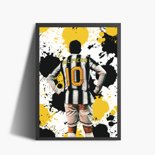 Alex Del Piero Juventus Stampa Grafica Alta Qualità