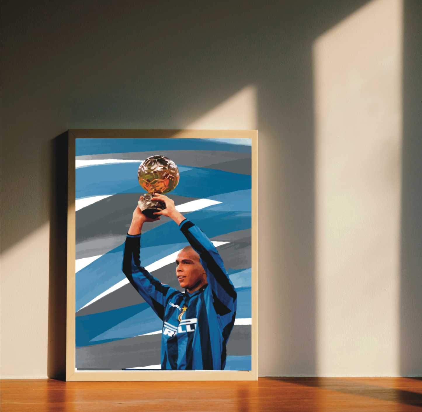 Ronaldo Inter pallone d’oro Stampa Grafica