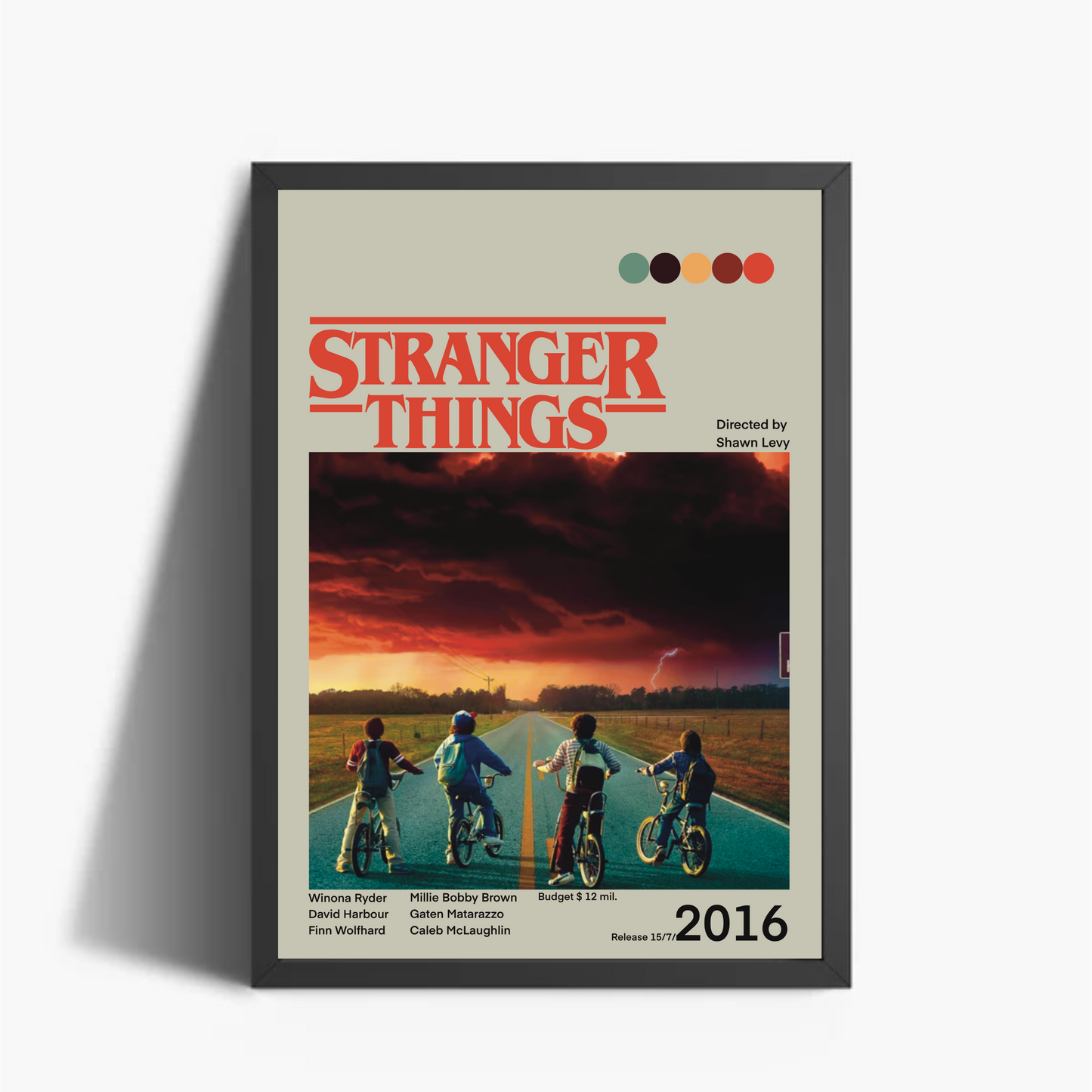 Stranger Things 1 Stampa Grafica Alta Qualità