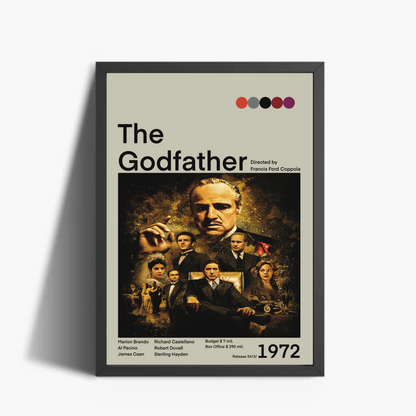 Il Padrino The Godfather 1972 Stampa Grafica Alta Qualità
