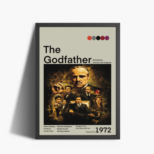 Il Padrino The Godfather 1972 Stampa Grafica Alta Qualità