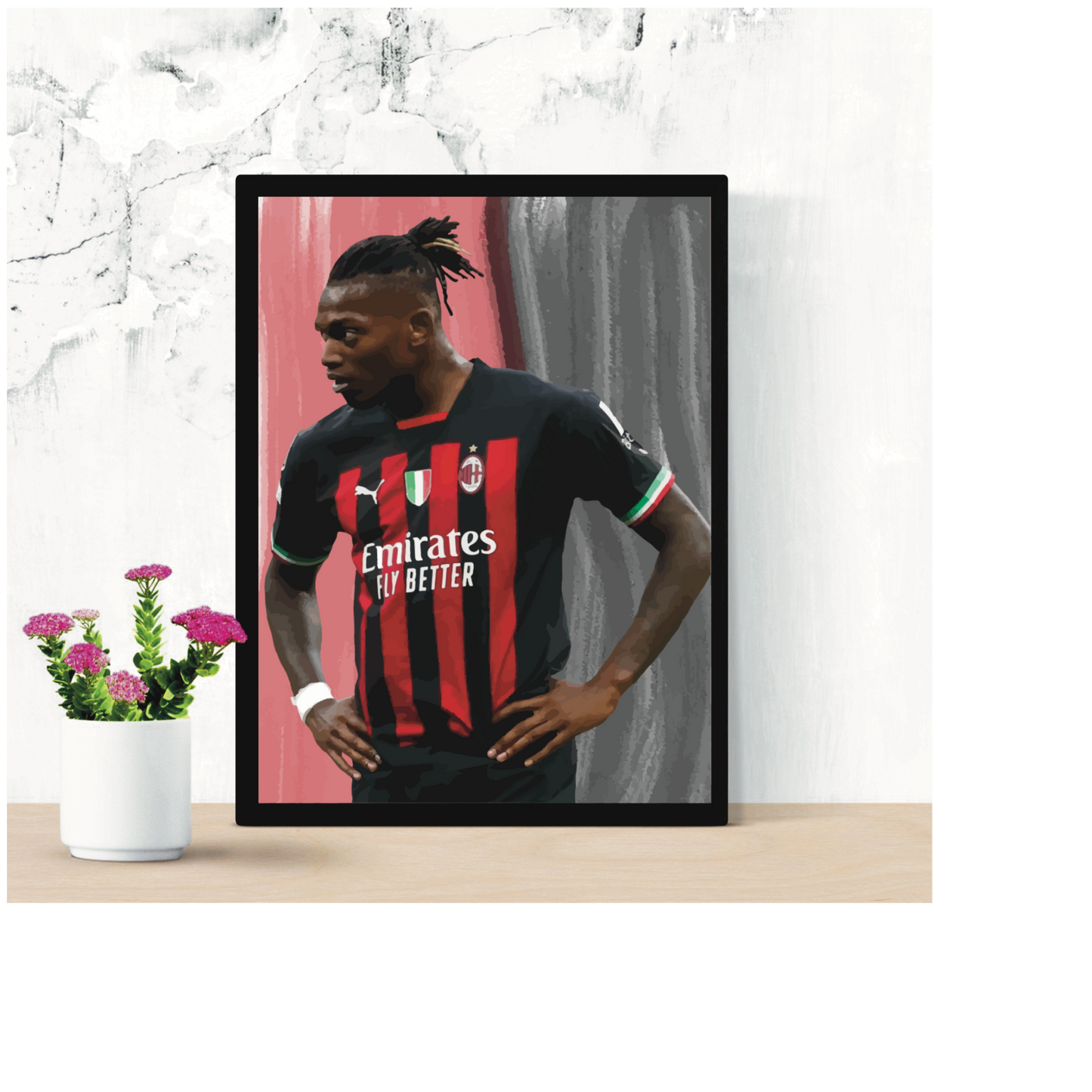 Leao A.C. Milan Stampa Grafica