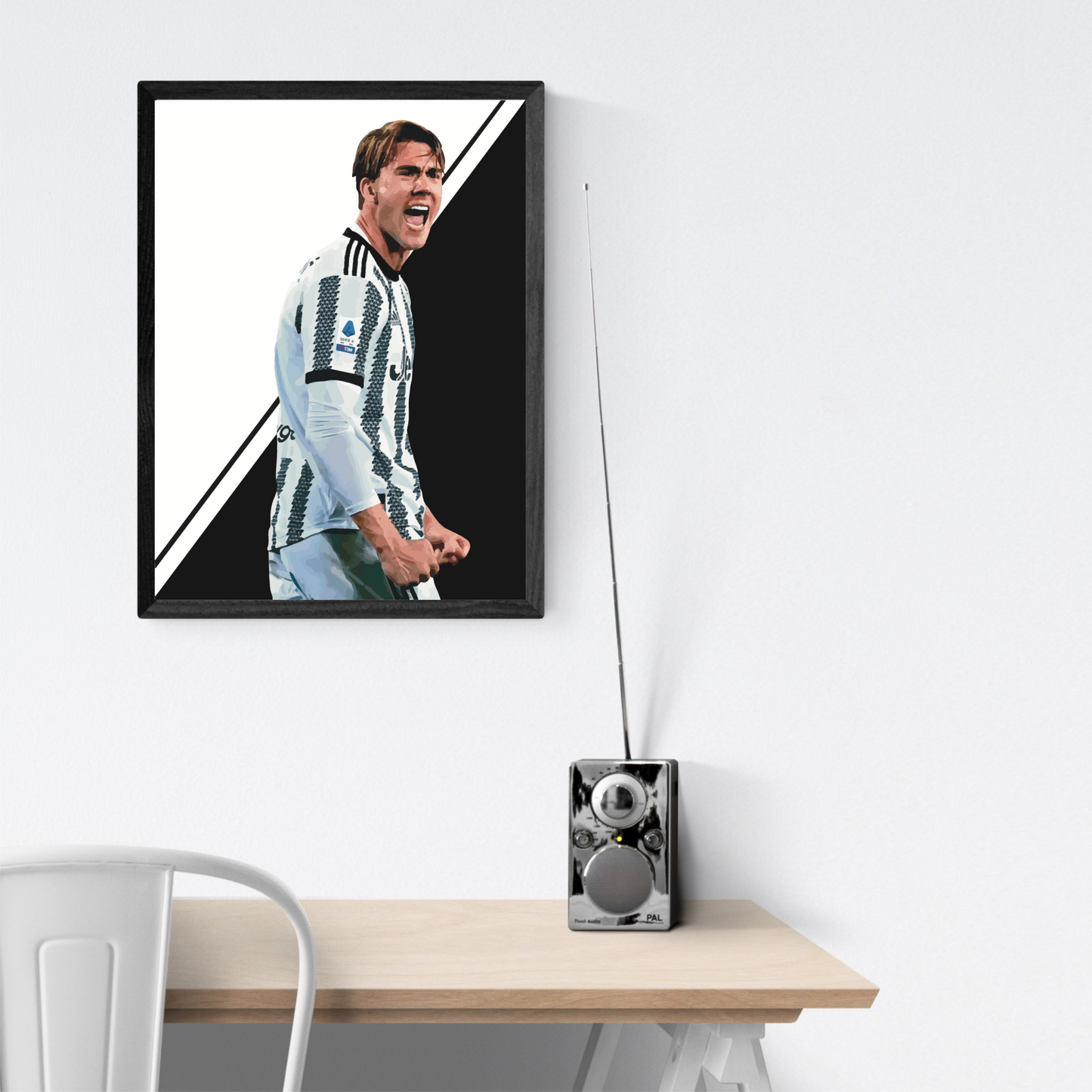 Vlahovic Juventus Stampa Grafica