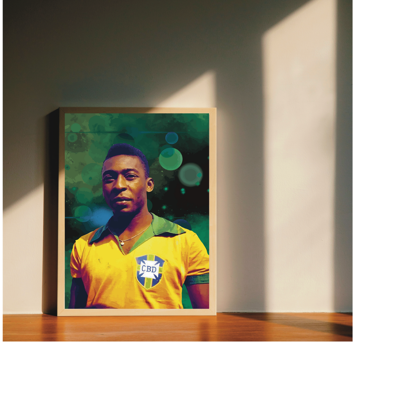 Pelé Brasile Stampa Grafica