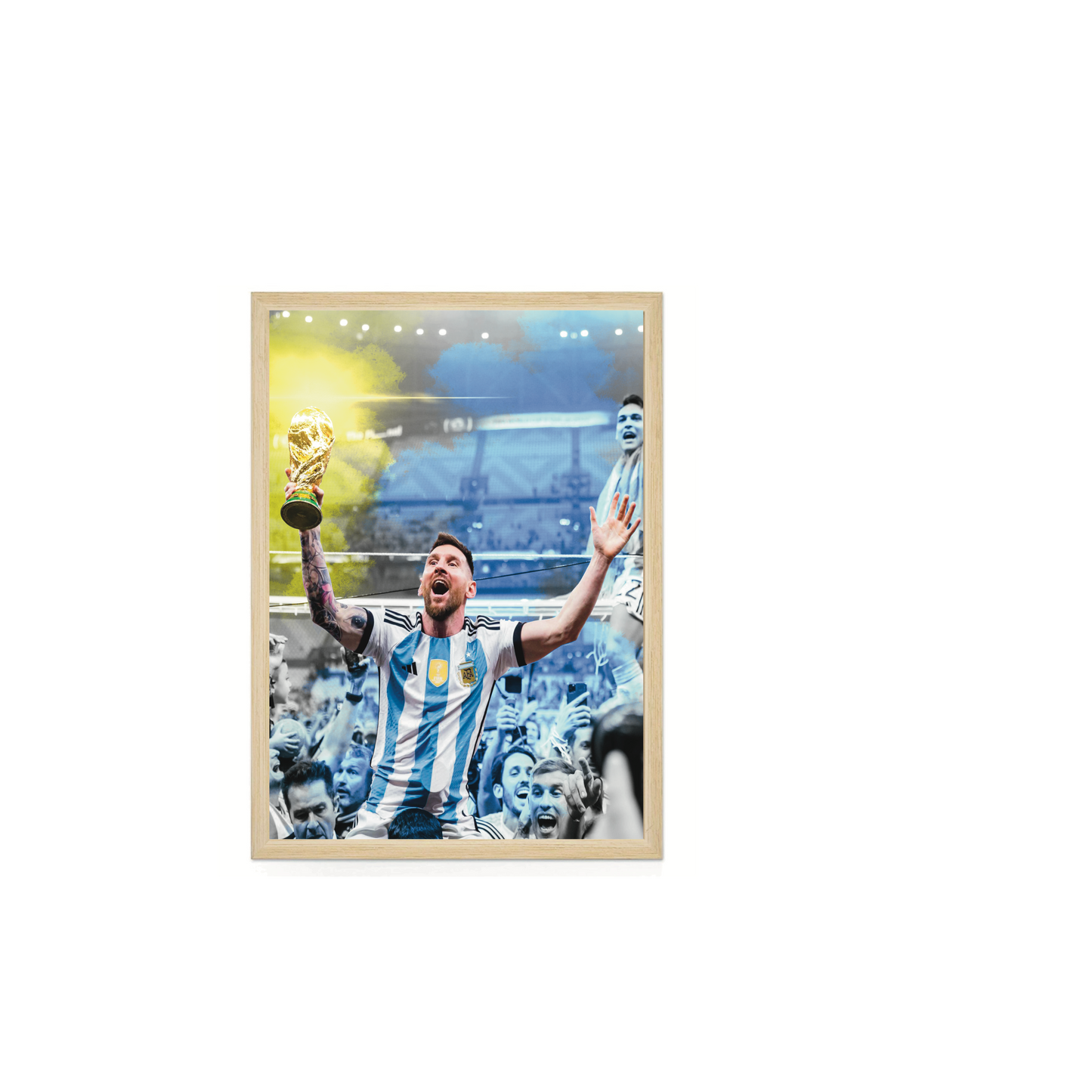 Messi Argentina Coppa Del Mondo Stampa Grafica Alta Qualità