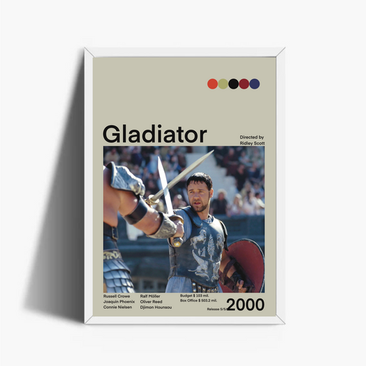 Il Gladiatore Stampa Grafica Alta Qualità