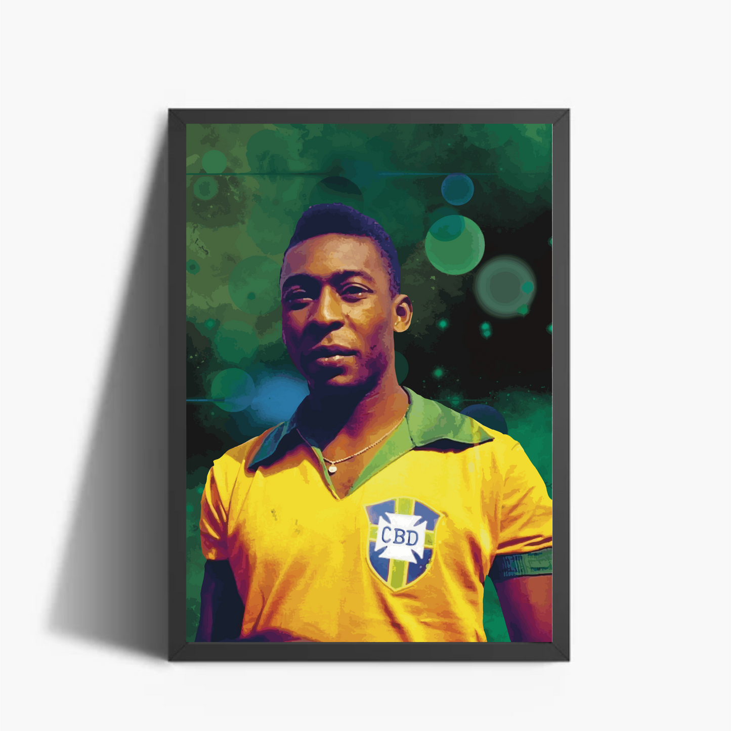Pelé Brasile Stampa Grafica