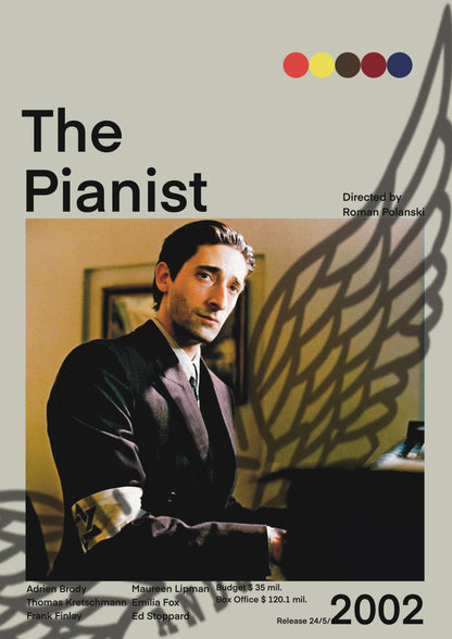 Il Pianista 2002 Stampa Grafica Alta Qualità