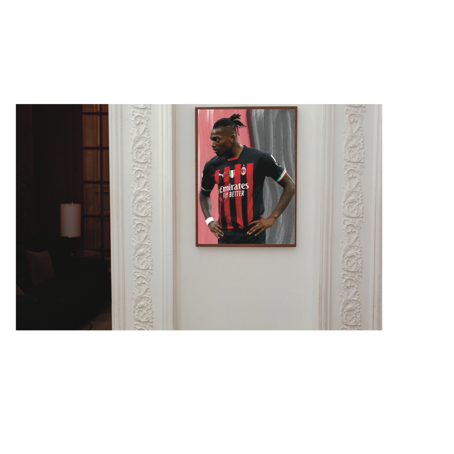 Leao A.C. Milan Stampa Grafica