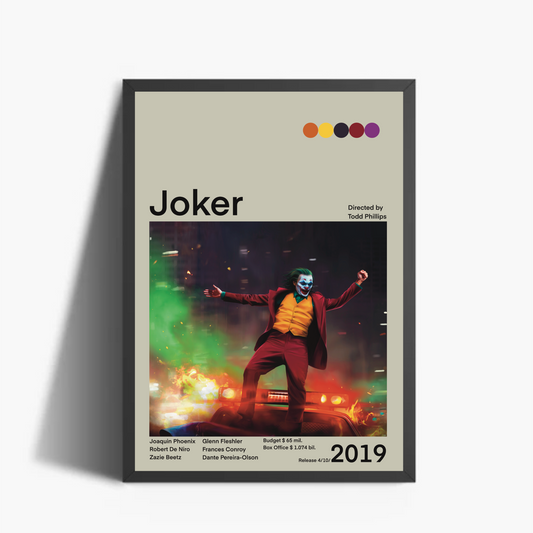 Joker 2019 Stampa Grafica Alta Qualità