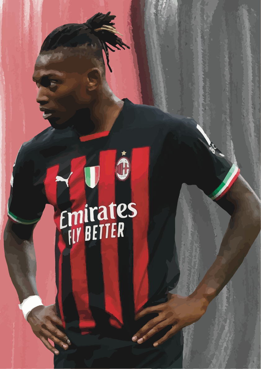 Leao A.C. Milan Stampa Grafica