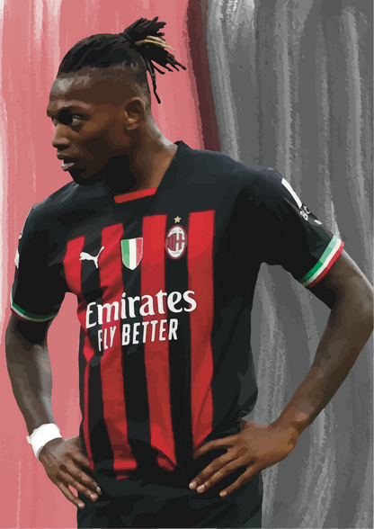 Leao A.C. Milan Stampa Grafica