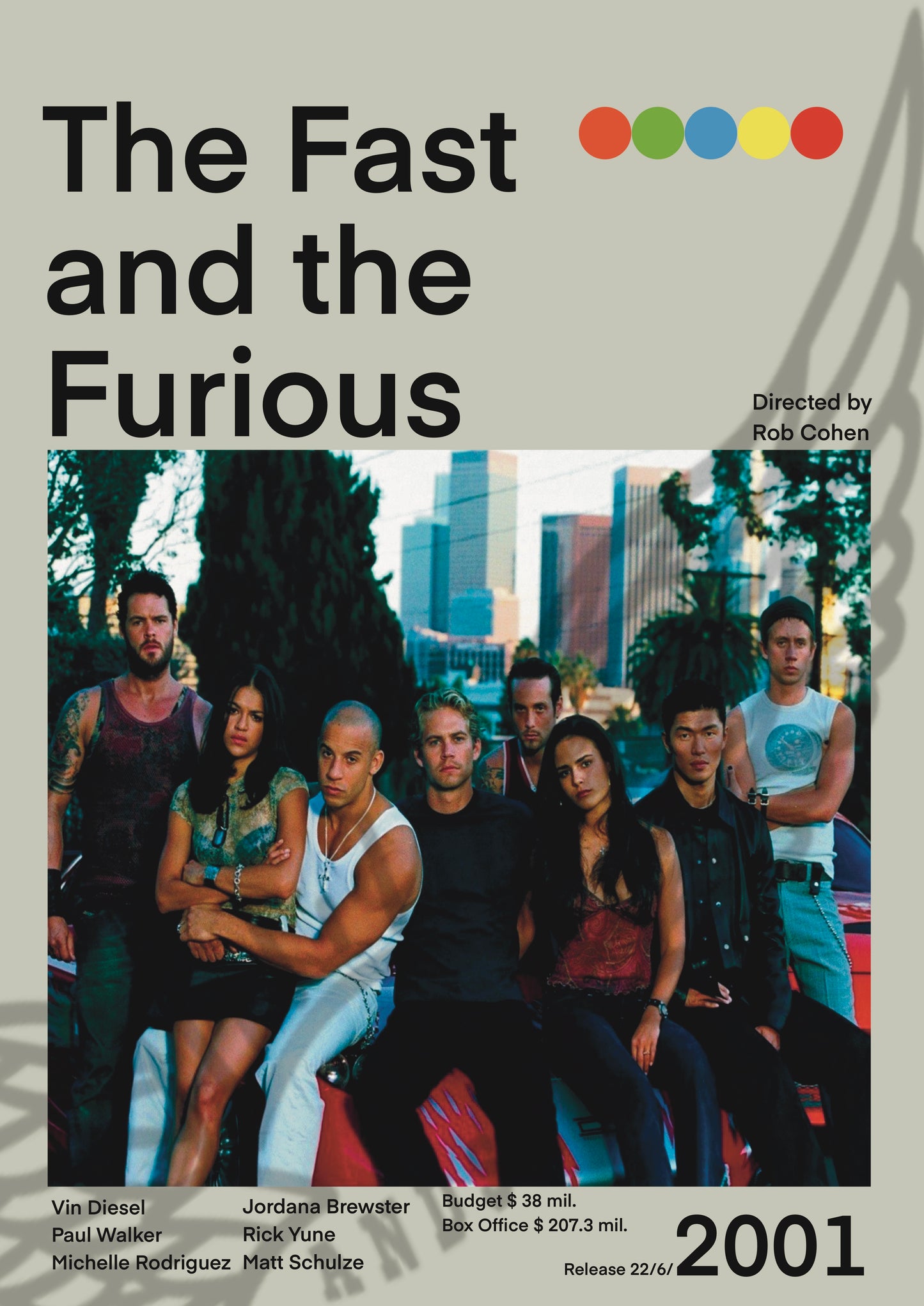 The Fast and the Furious Stampa Grafica Alta Qualità