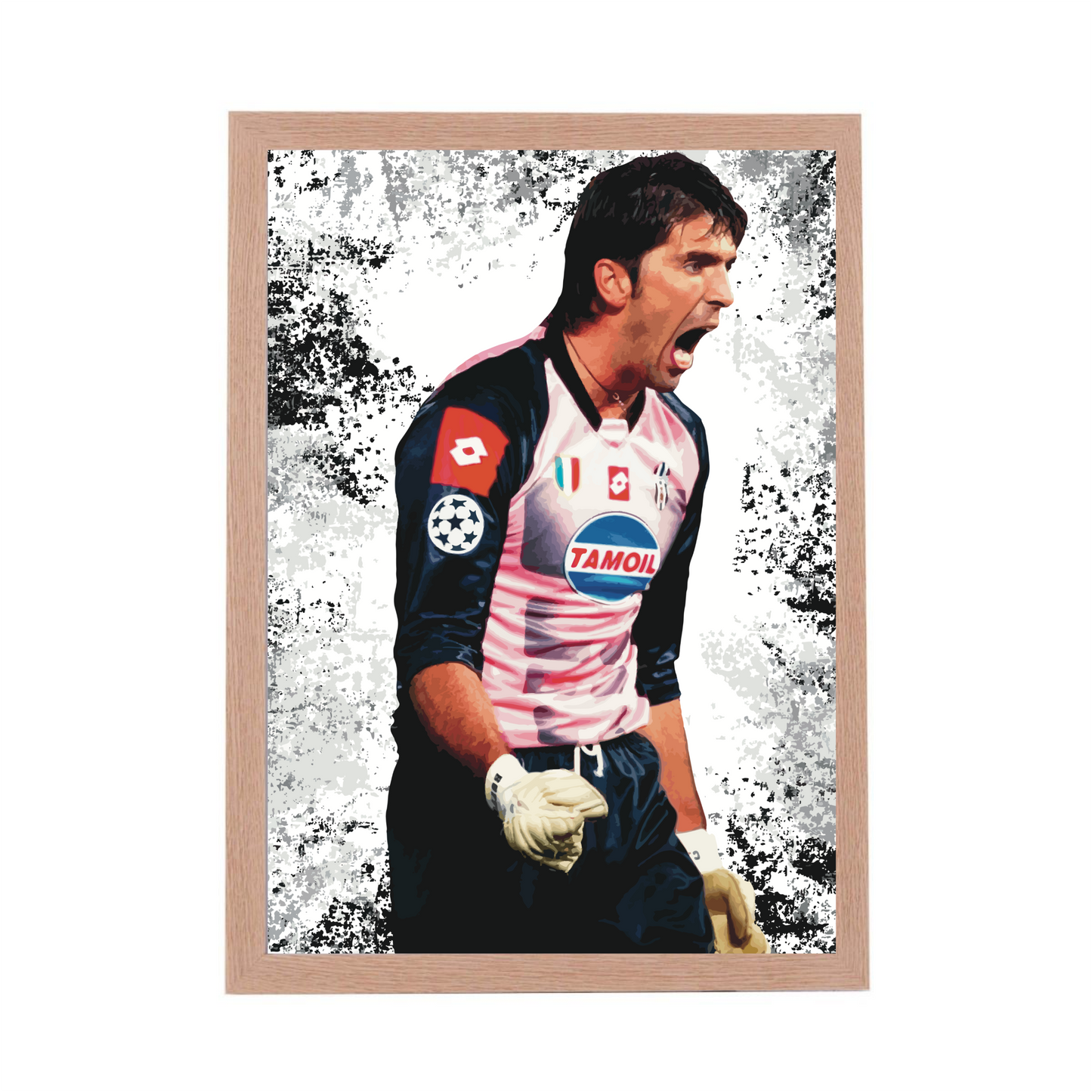 Gigi Buffon Juventus Scudetto Stampa Grafica Alta Qualità