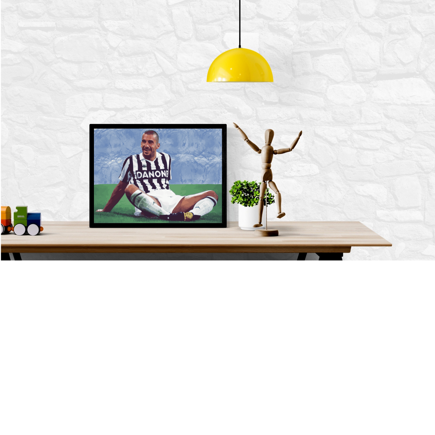 Gianluca Vialli Juventus Stampa Grafica