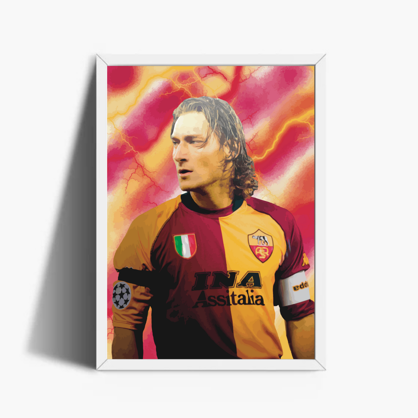 Francesco Totti Roma Scudetto Stampa Grafica Alta Qualità
